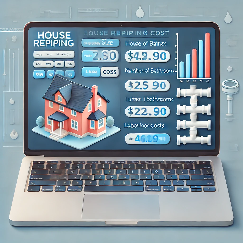 House Repiping Cost Calculator